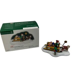 VTG Dept 56 North Pole Series Elfland School Santa Sleigh Express 56.56837